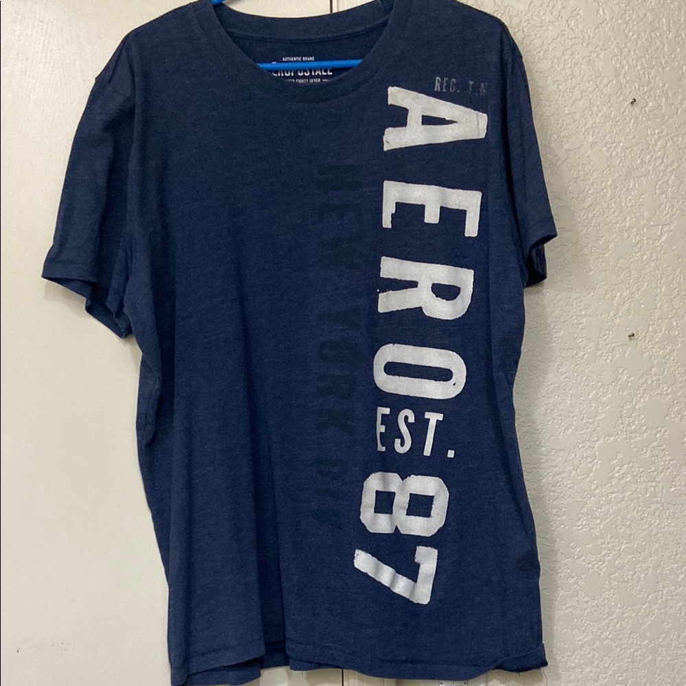 Aeropostale Classic Navy XL AERO 87 Graphic Tee